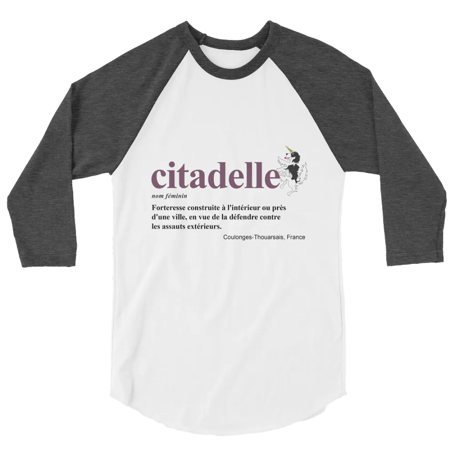 Raglan T-Shirt with Citadelle Definition in French product image (69)
