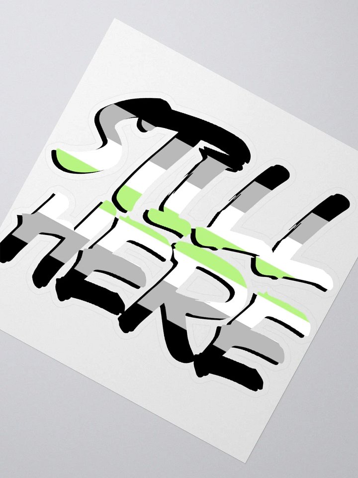 Still Here Sticker - Agender version product image (2)
