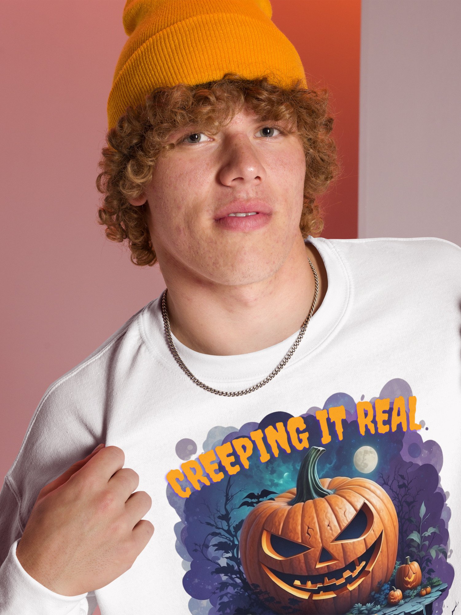 Creeping It Real Halloween Sweatshirt product image (7)