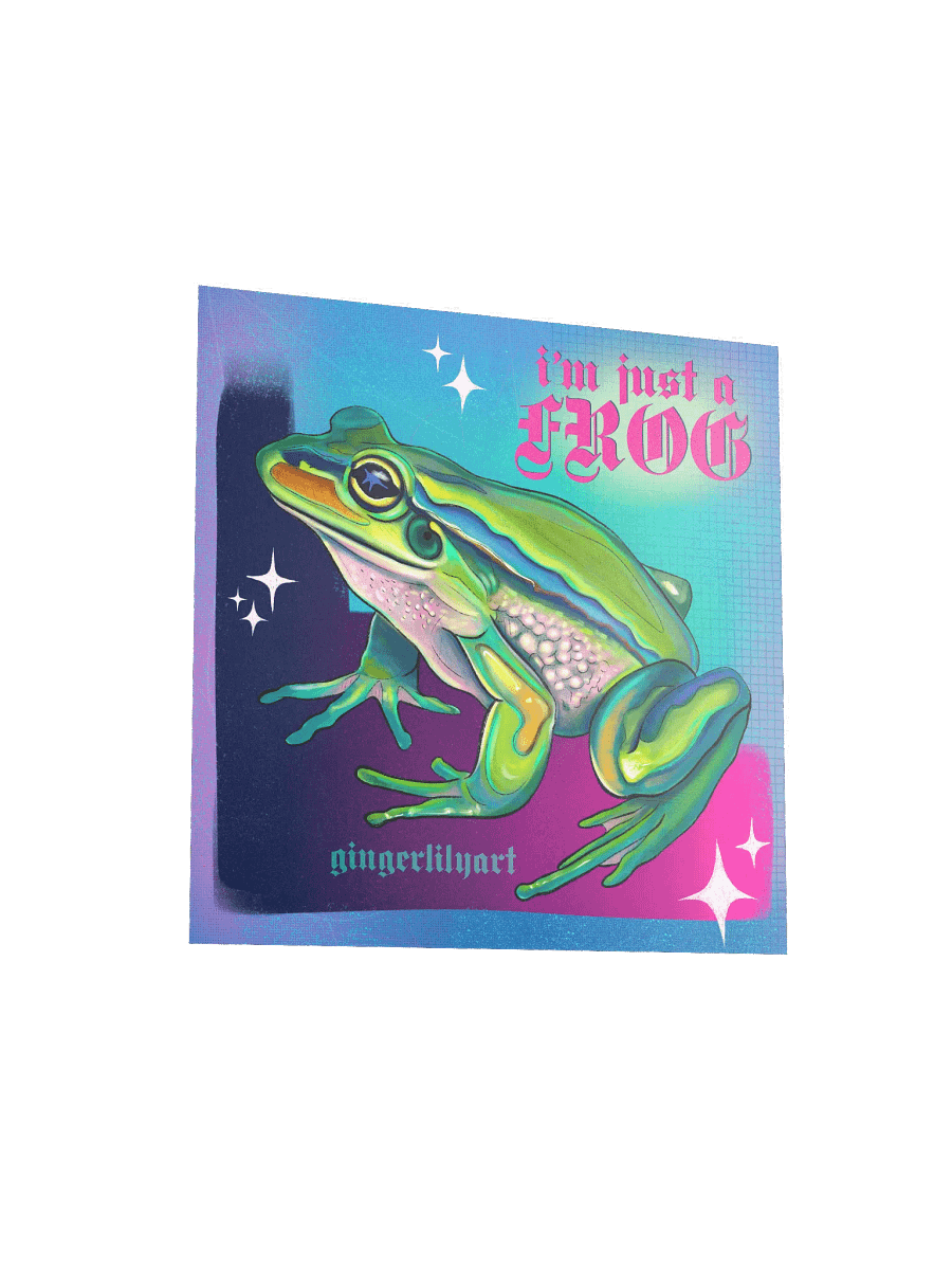 i'm just a frog print product image (6)