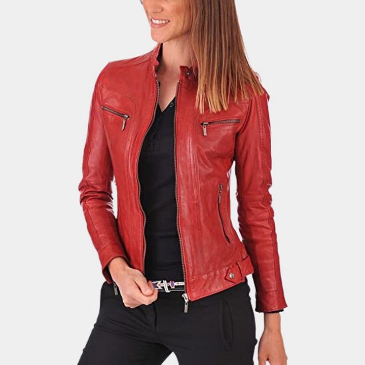 RESIDENT EVIL - Clair's Red Leather Jacket [LADIES] product image (2)