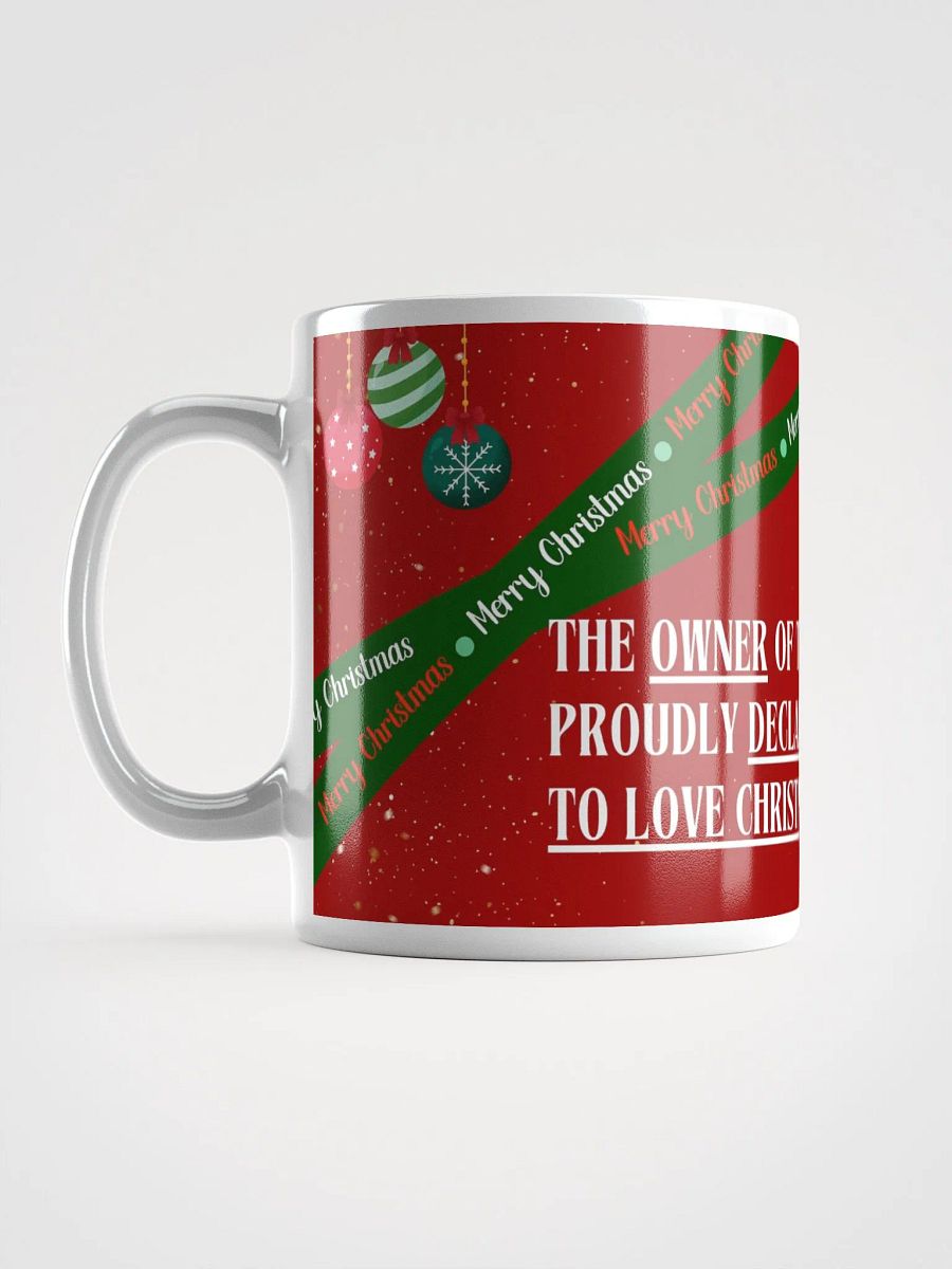 "Christmas Cheer Mug – Proud to Love Christmas!" product image (6)