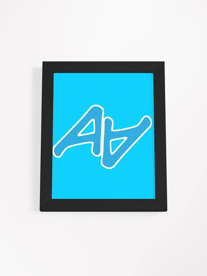 AV Blue Letter Art Print product image (17)