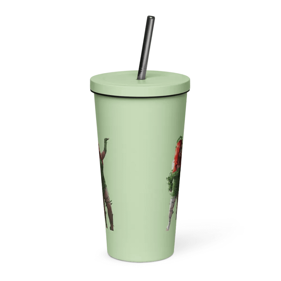 Poison Ivy Insulated Tumbler w/ Straw product image (4)