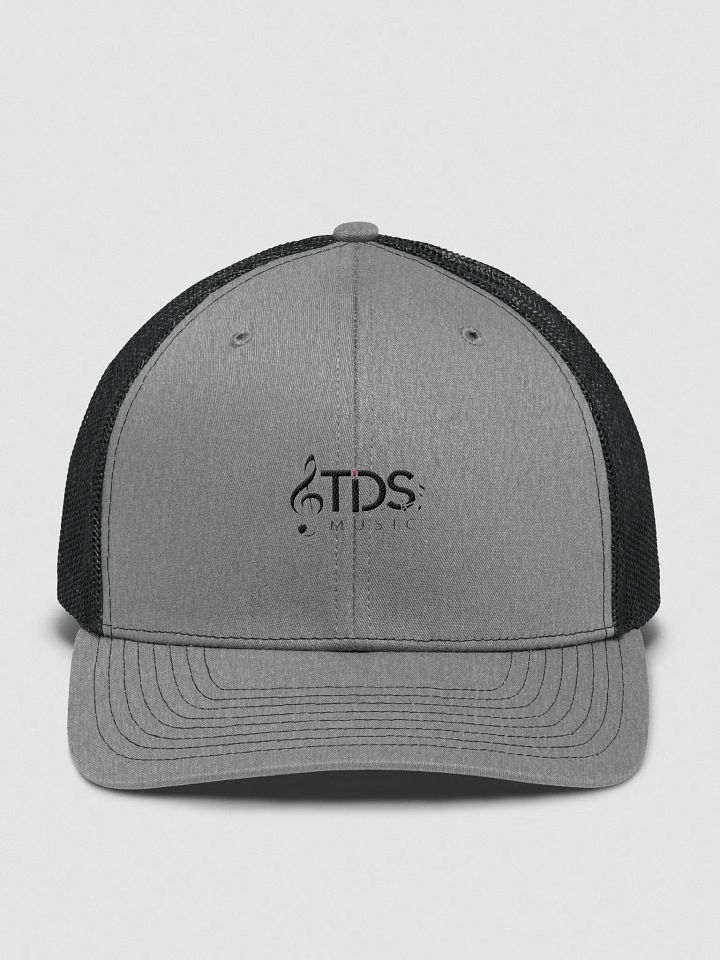 Richardson Trucker Hat - TDS Music Embroidered Cap in Black, Gray, Red, and Green with Mesh Back product image (1)