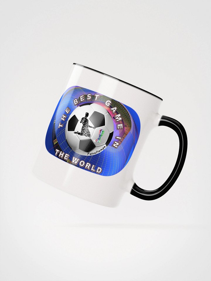 Soccer Ball Silhouette Ceramic Mug product image (9)