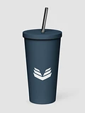 Insulated Tumbler with Straw - Navy product image (1)