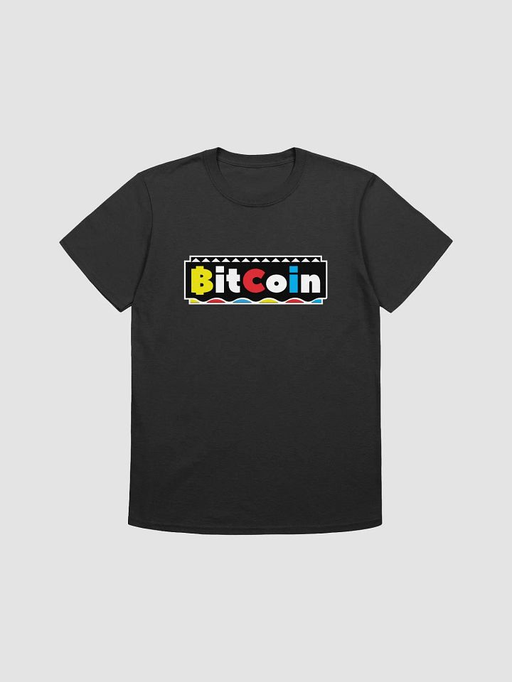 Colorful Bitcoin Typography Tee product image (1)