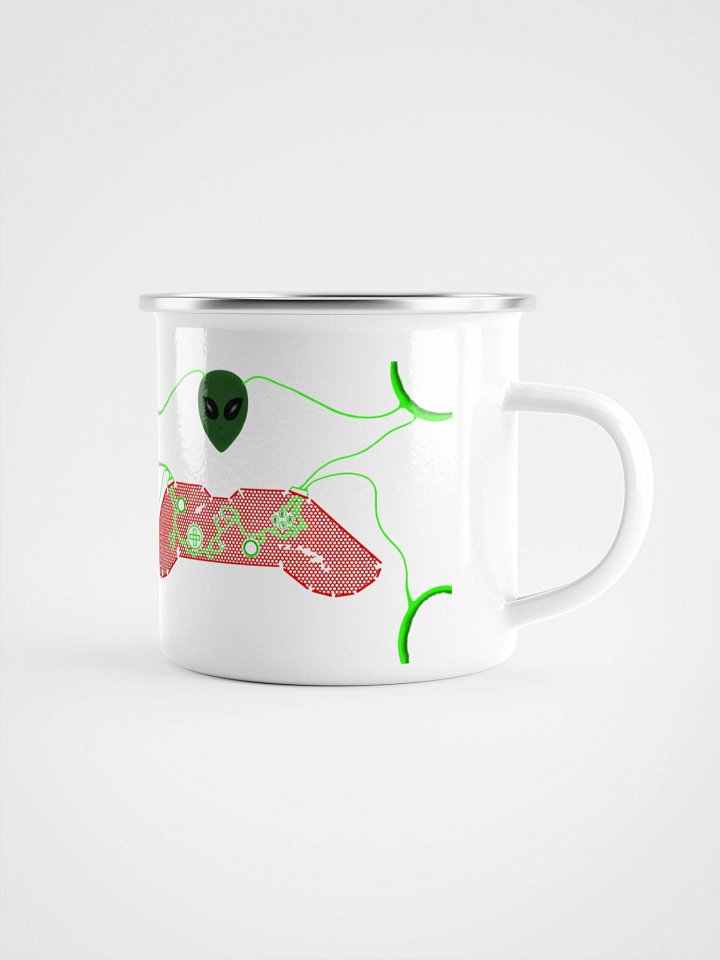 Galactic Gamer Enamel Mug product image (1)