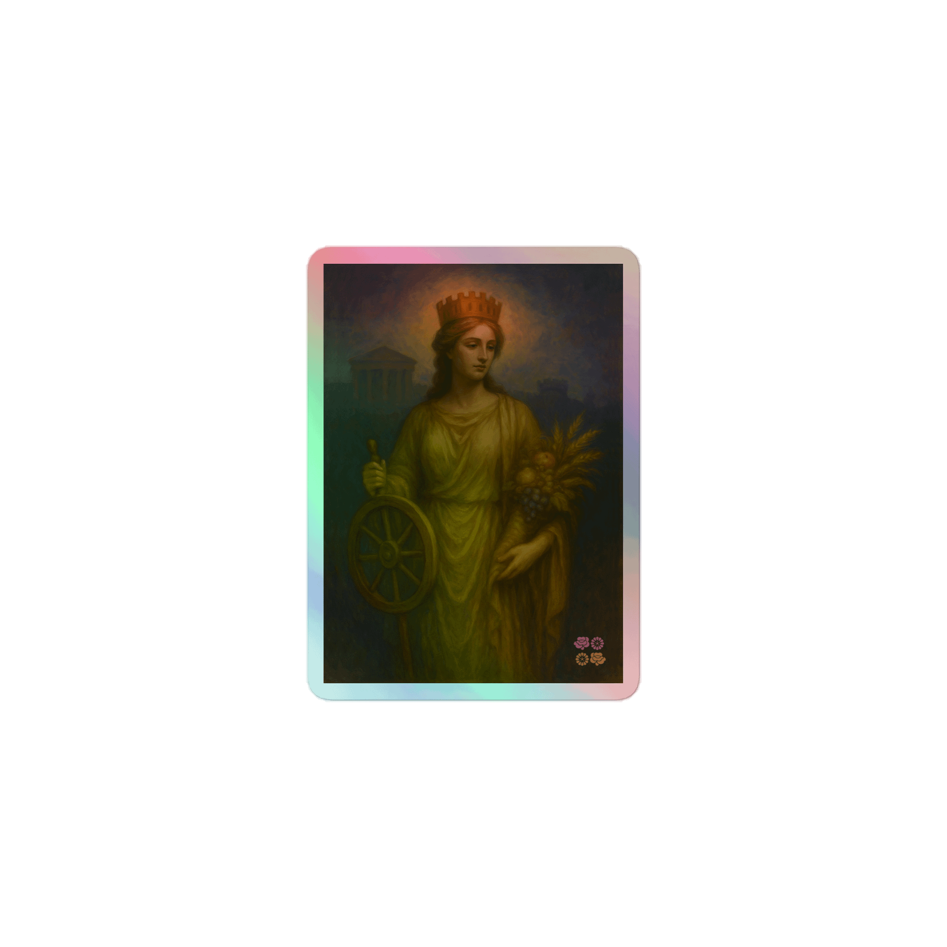Goddess Fortuna Muliebris Holographic Sticker product image (1)