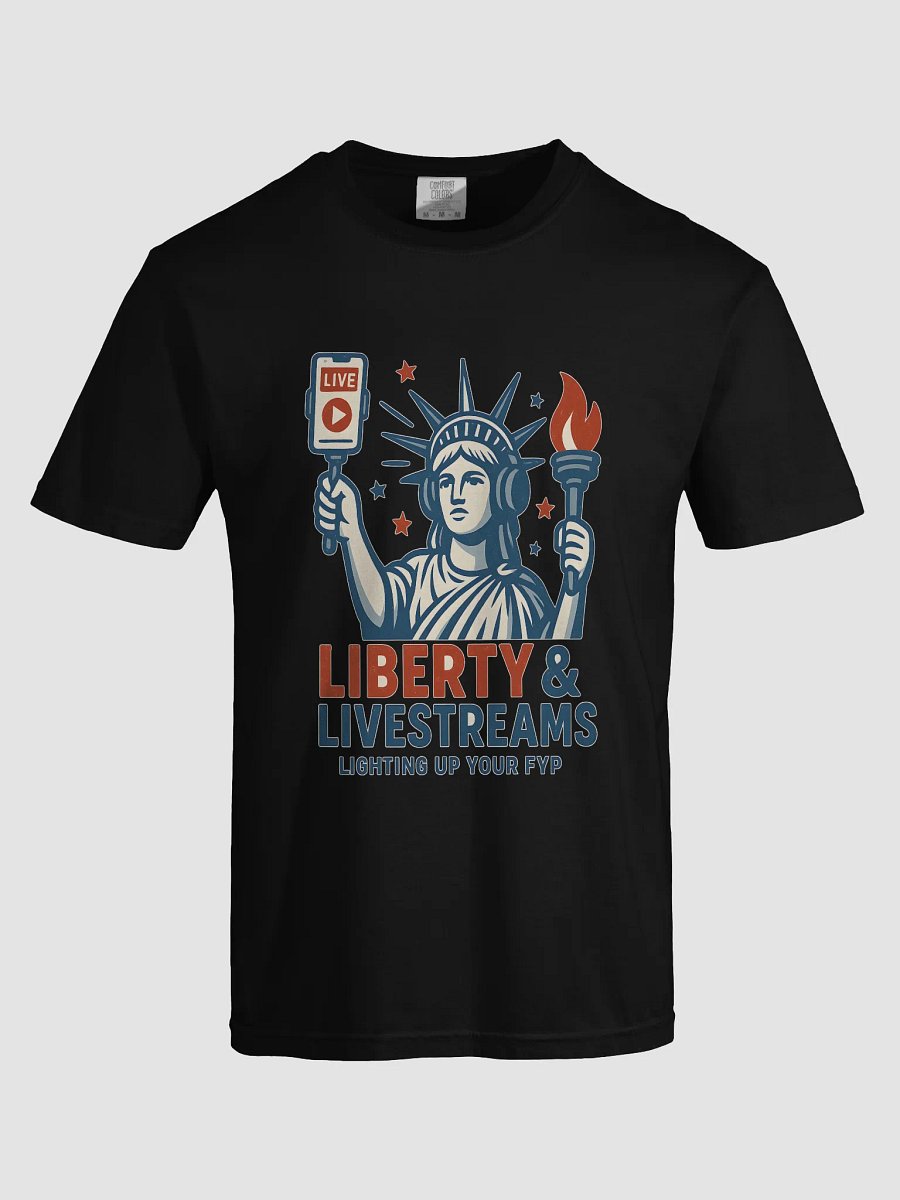 Liberty & Livestreams Graphic Tee product image (46)