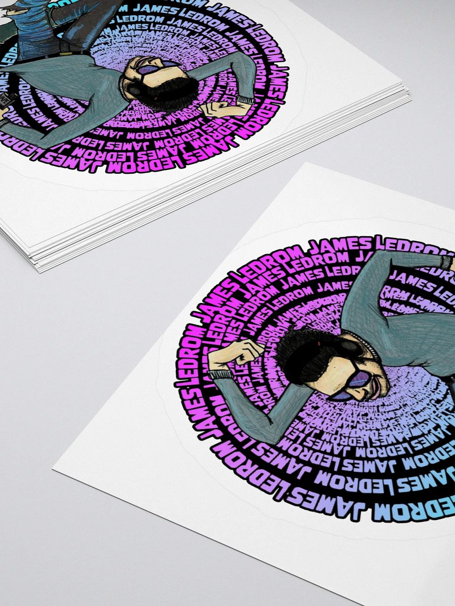 RM Brown Ledrom James Stickers product image (7)