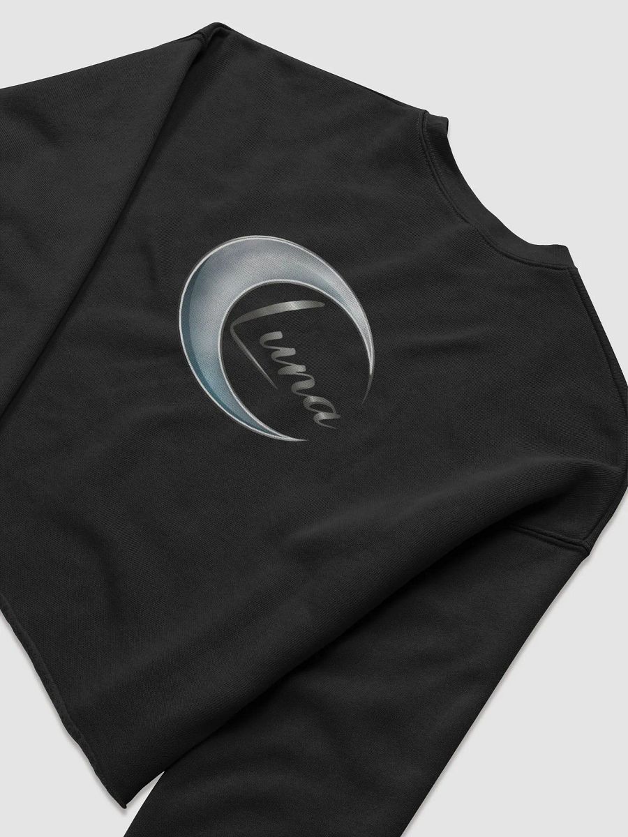 Women's Fleece Crop Sweatshirt with Large Luna Logo on the Back (S-L) product image (8)
