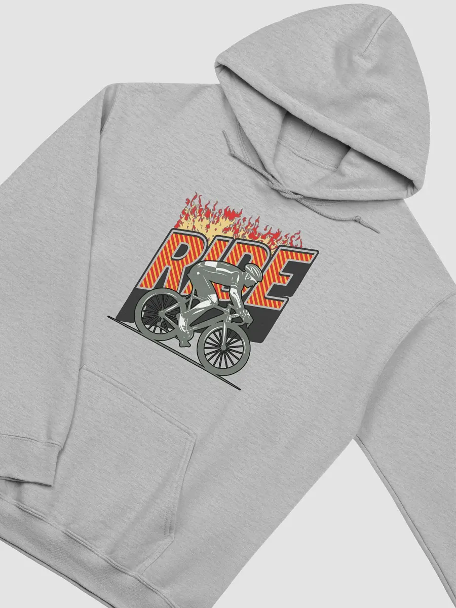 Ride Cycling Flames Hoodie product image (22)