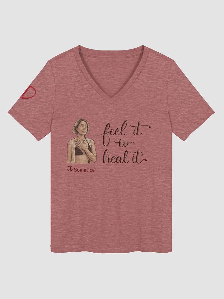 Feel it to heal it V-Neck product image (1)
