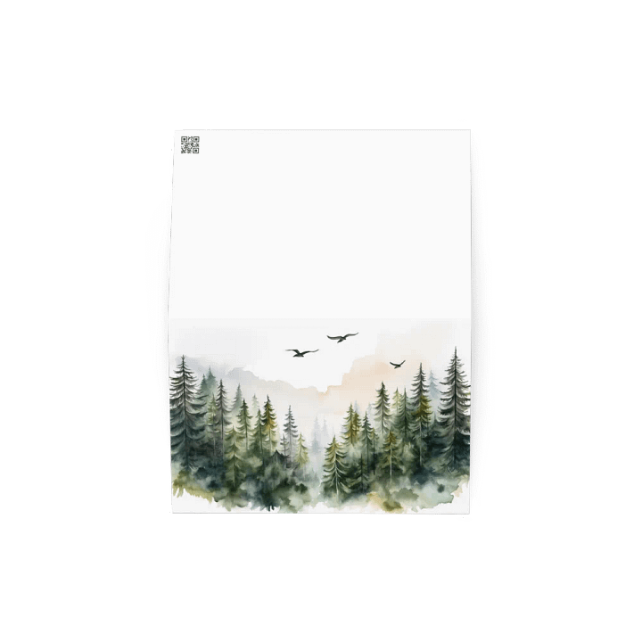 All-Occasion Greeting Card: Three Crows in Flight product image (2)