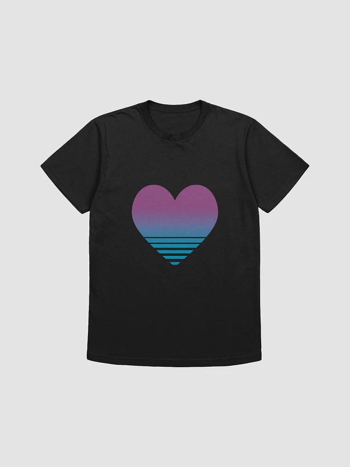 Vaporwave Heart Supersoft T-Shirt product image (4)