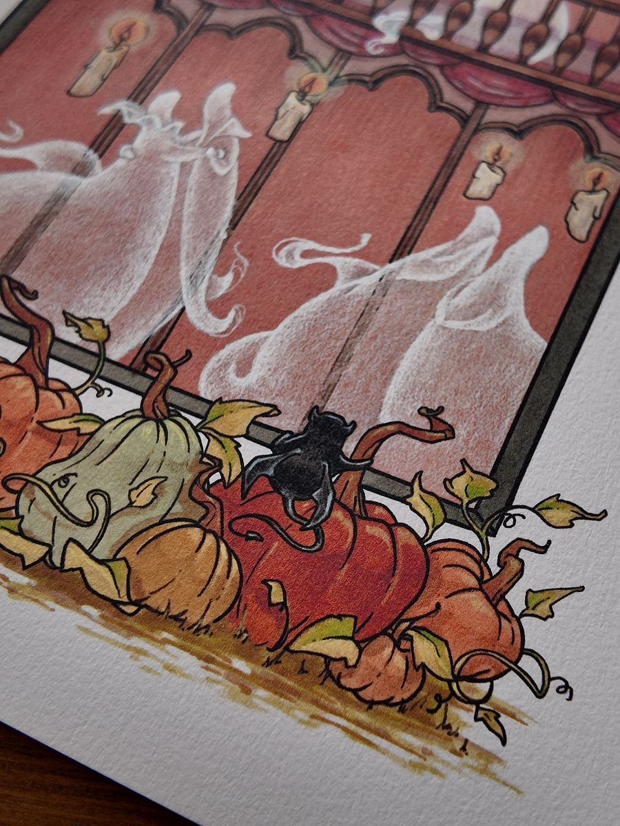 Ghostly Ballroom Print product image (2)