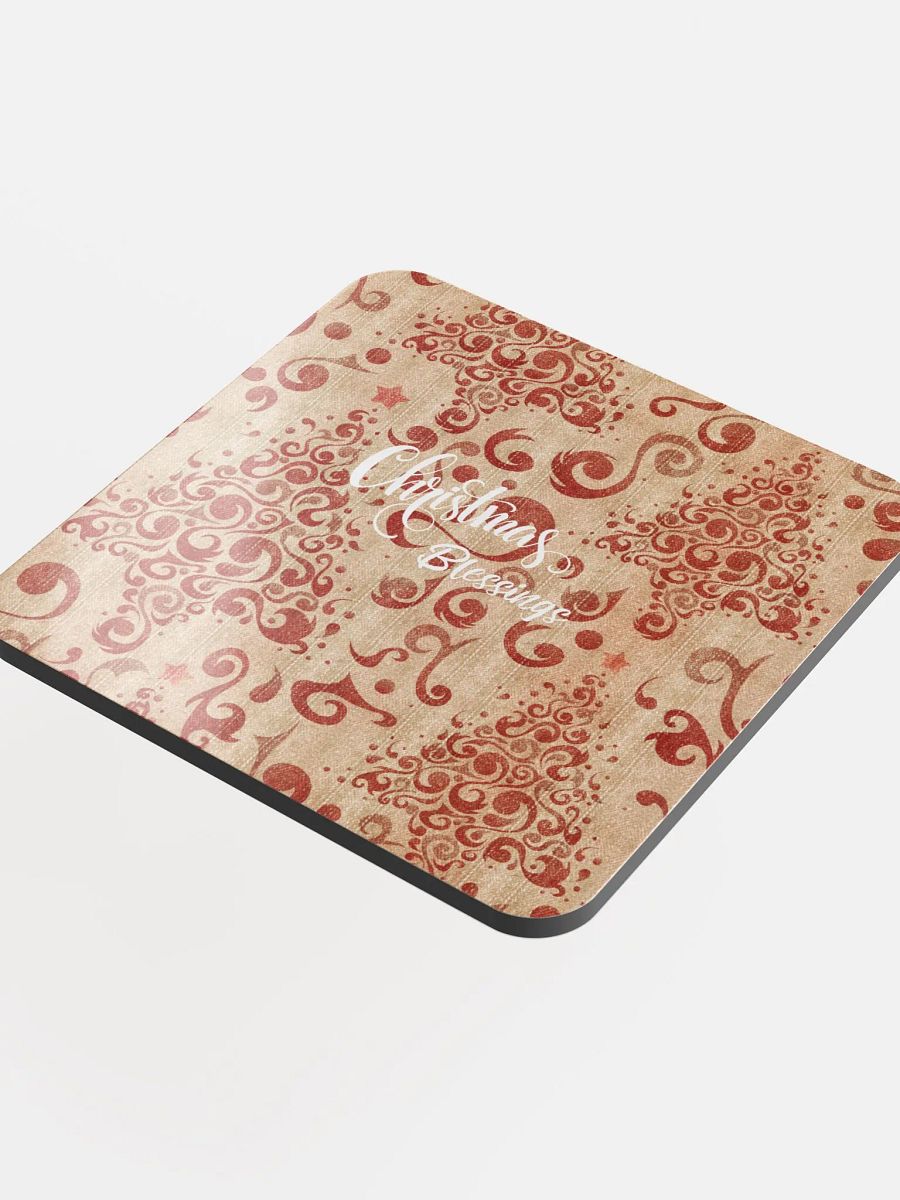 Christmas Blessings Cork Coaster Set gift for entertainers moms colleagues friends product image (4)