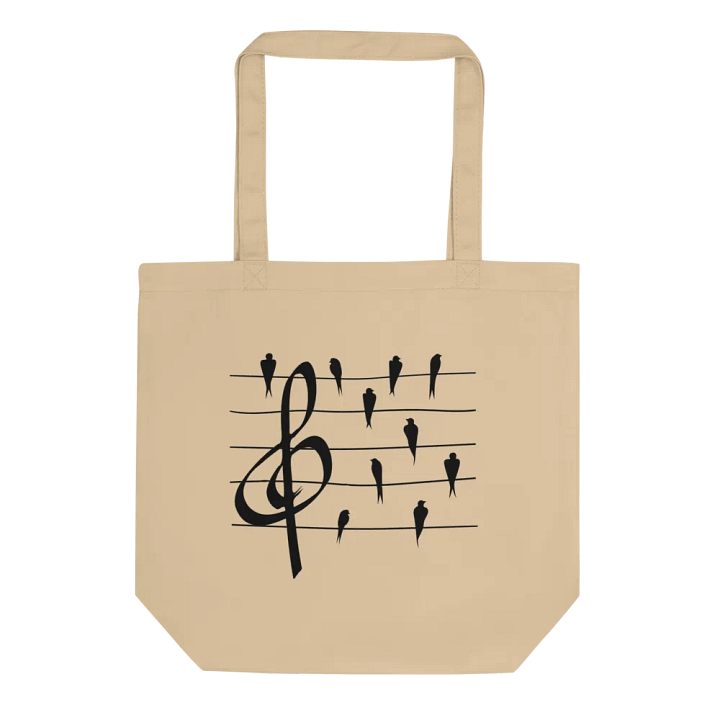 Birds on a Wire Canvas Tote product image (2)