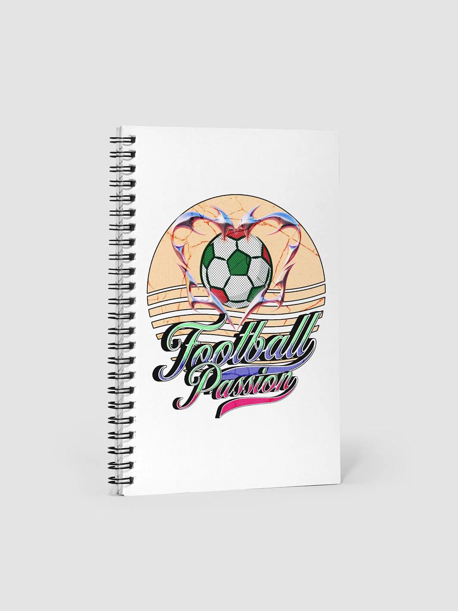 Passion Football Soccer Play Spiral Notebook product image (2)