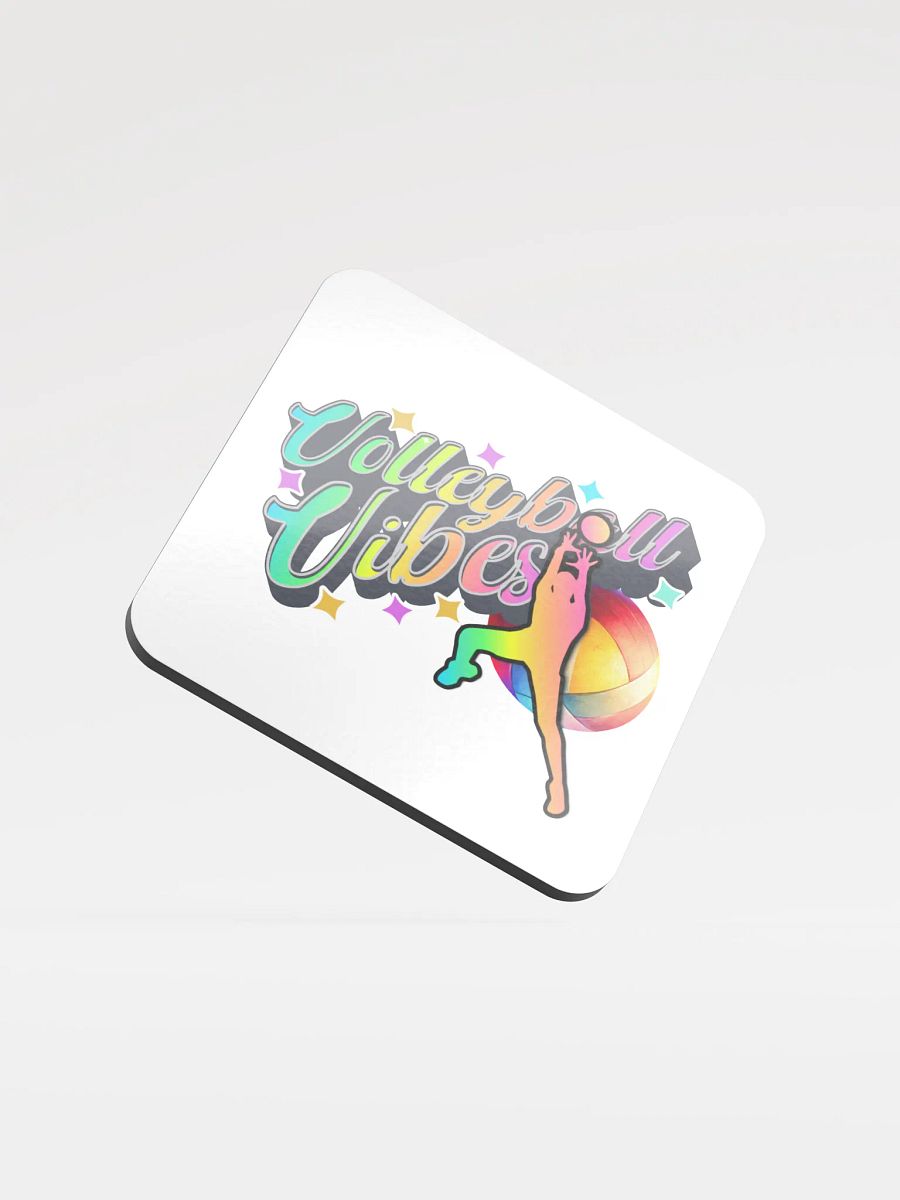 Volleyball Vibes Male Vibrant Coaster Set product image (1)