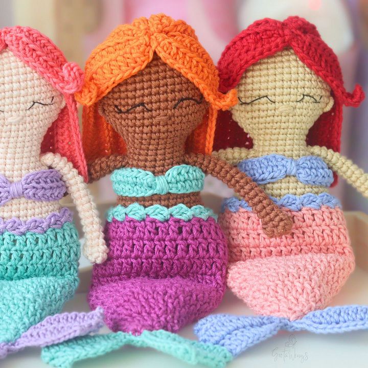 Cuqui Mermaid Amigurumi PDF Pattern: Exclusive Design to Crochet Your Ideal Mermaid (Digital Download) product image (2)
