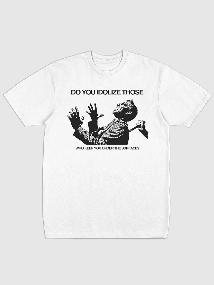 idolize - tshirt white product image (1)