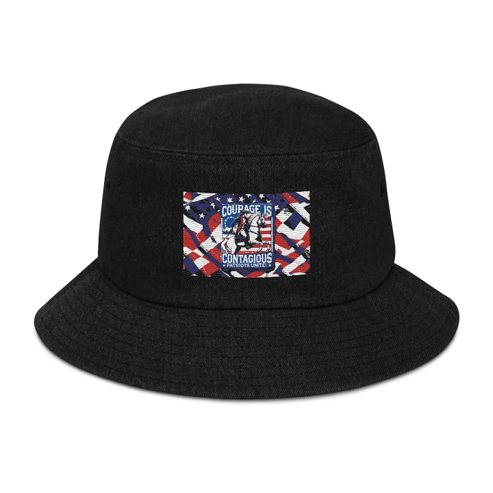 Courageous Patriots Denim Bucket Hat product image (1)
