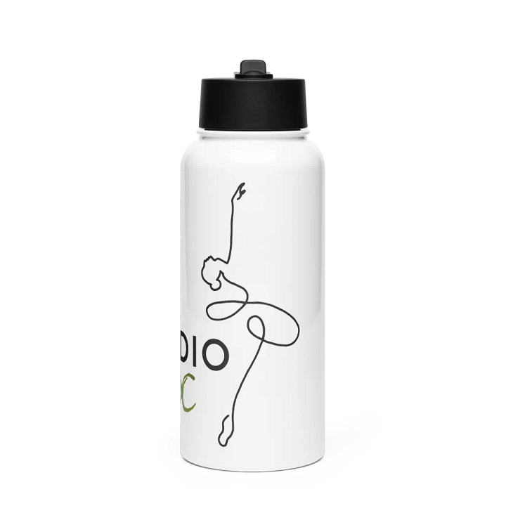 Insulated 32oz Water Bottle | White with Main Studio Logo product image (1)