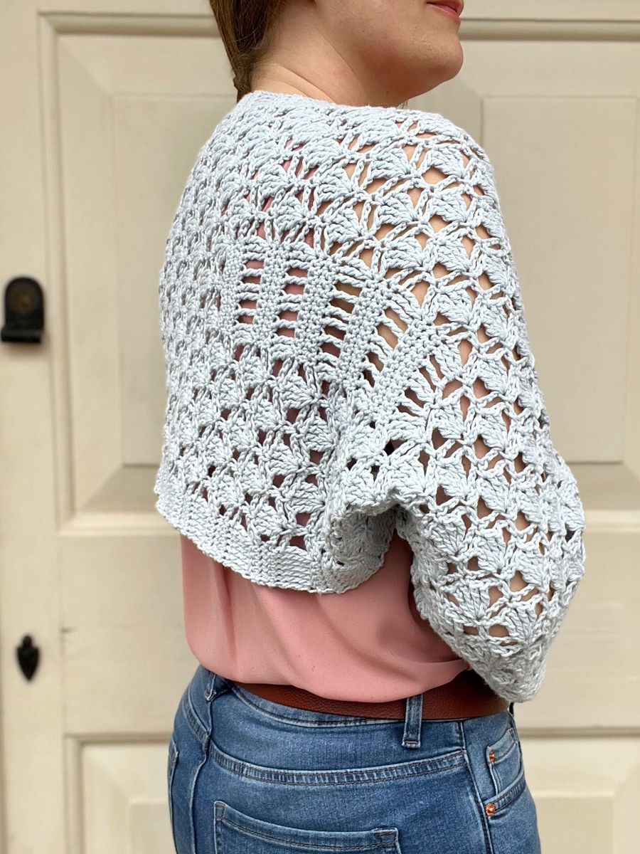 Evelyn Lace Crochet Wrap Pattern PDF product image (3)