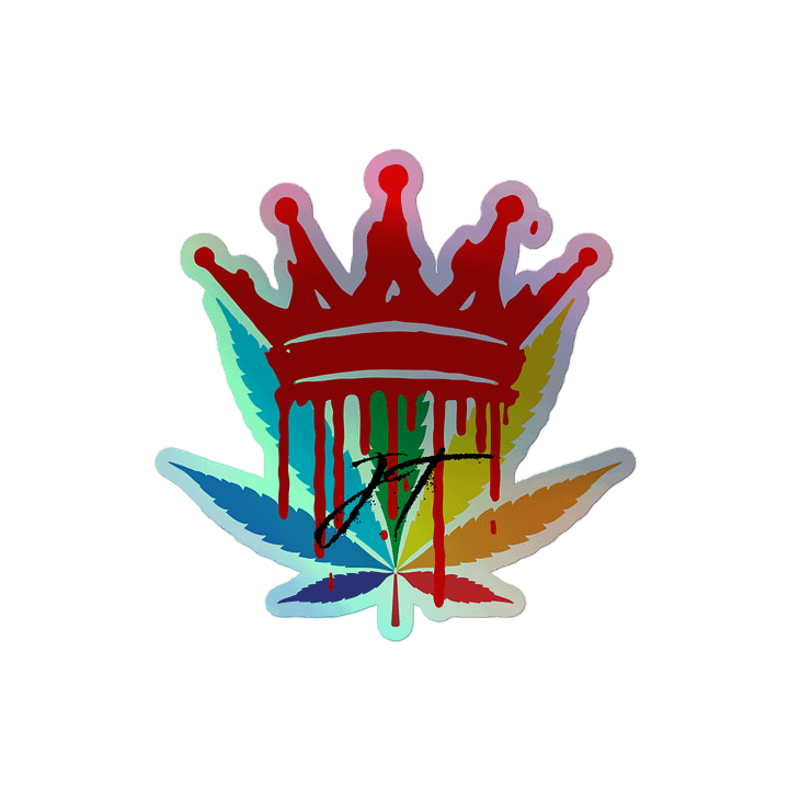 Royal Leaf Holographic Sticker Sheet product image (2)