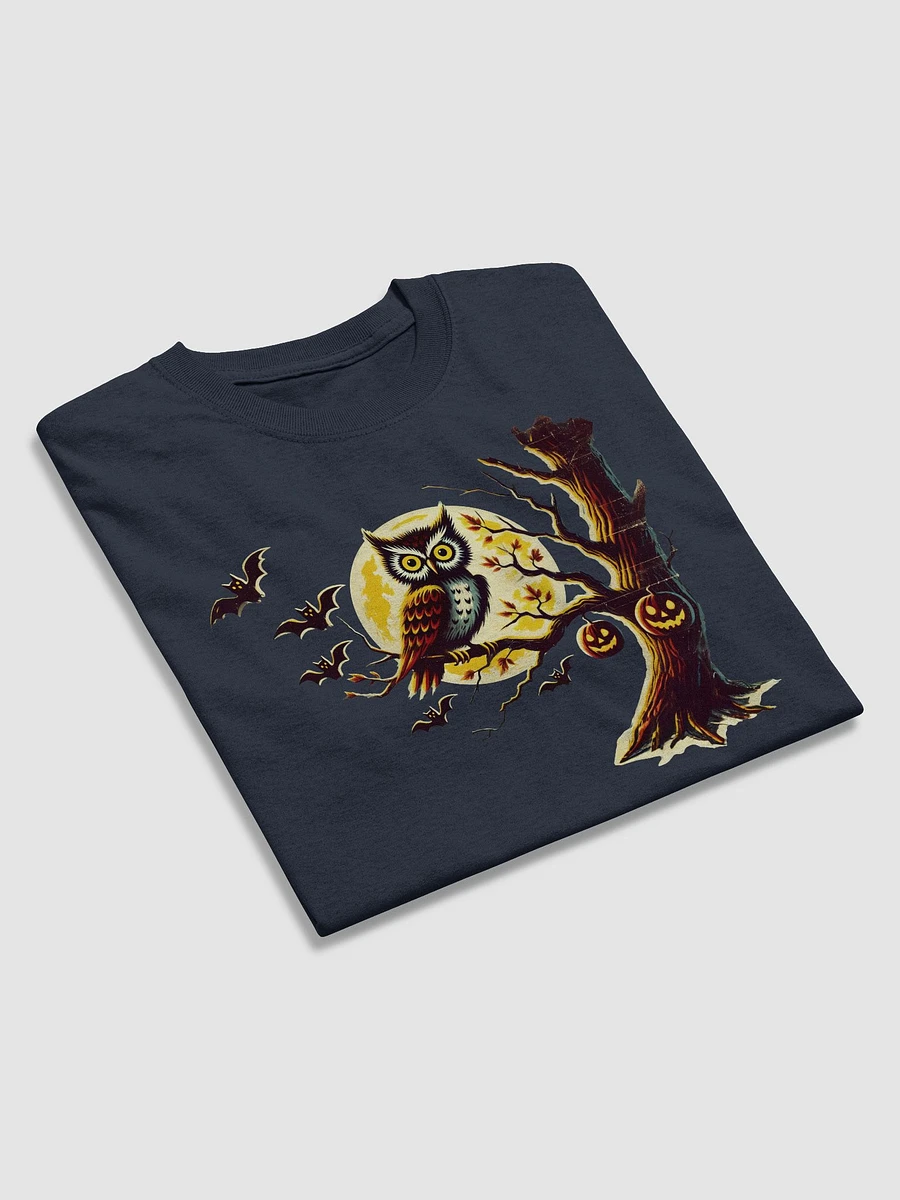 Owl Full Moon Adult Unisex T-Shirt product image (25)