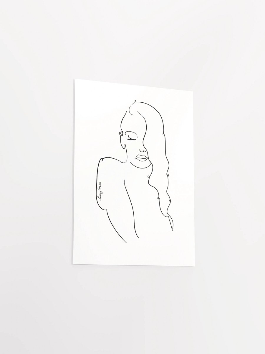Siren Line Art Minimalist Poster product image (5)
