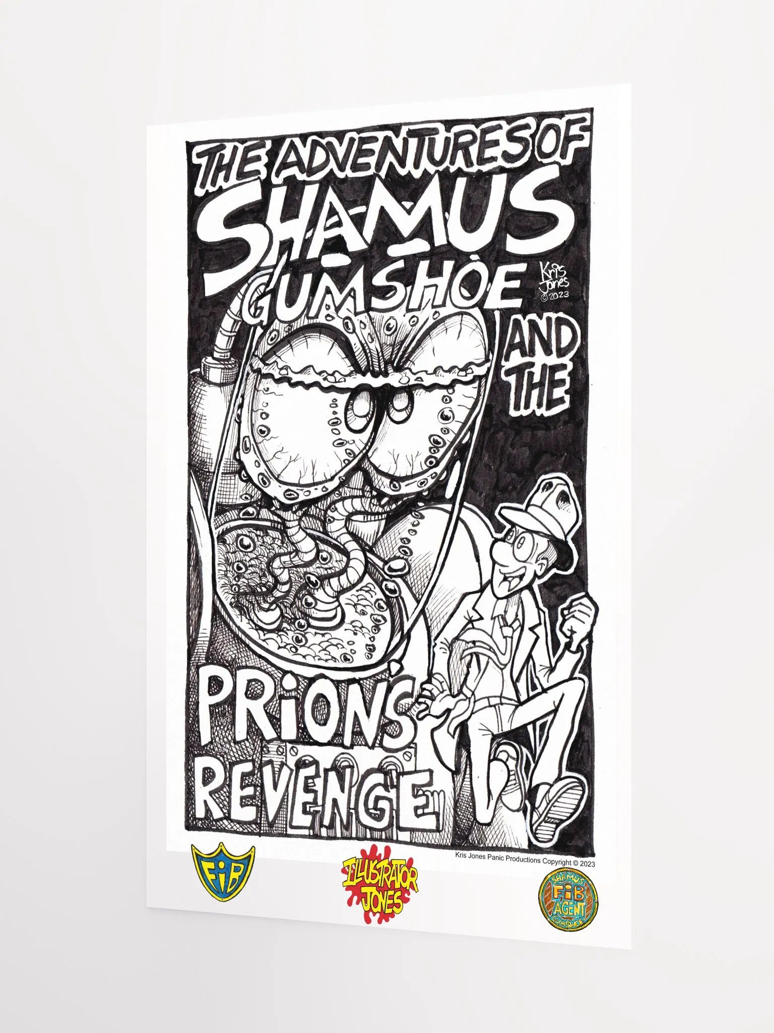 Shamus Gumshoe & the Prion War POSTER! product image (7)