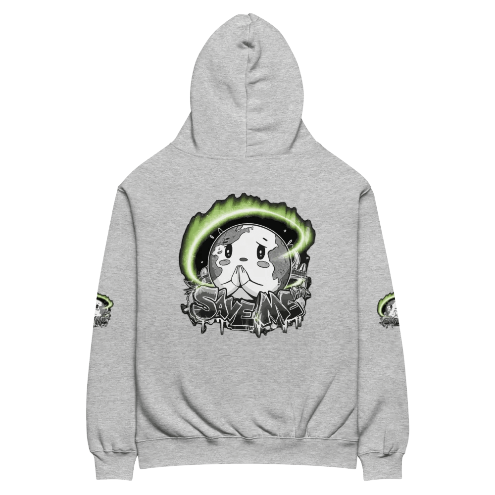 Save Me Unisex Premium Oversized Hoodie | Bold Style for a Greener Future product image (4)