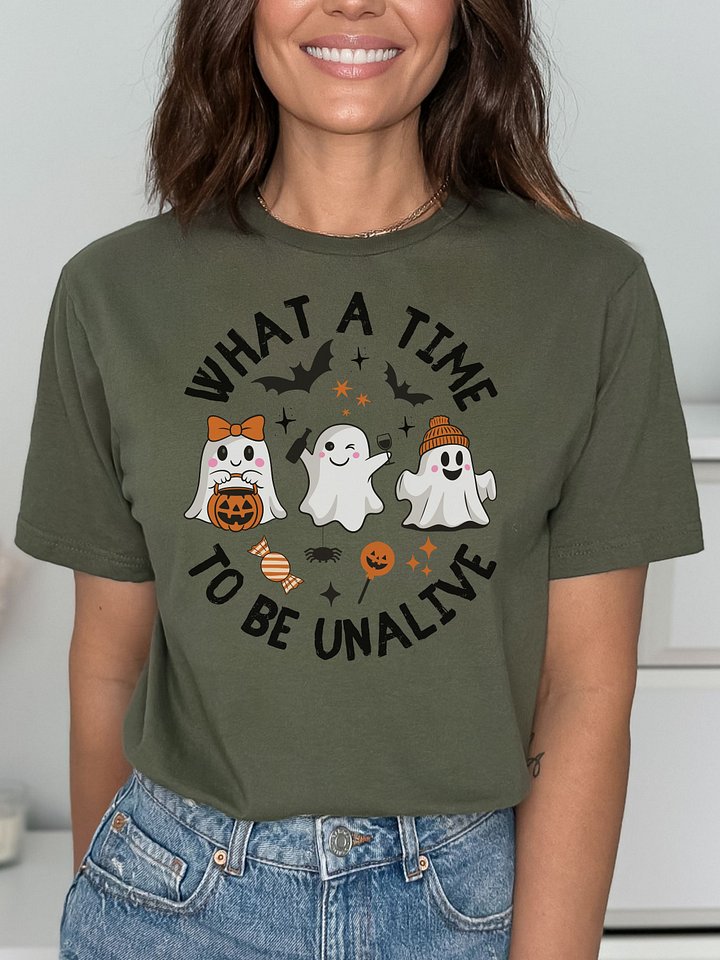 Spooky Season Ghost T-Shirt - Light product image (85)
