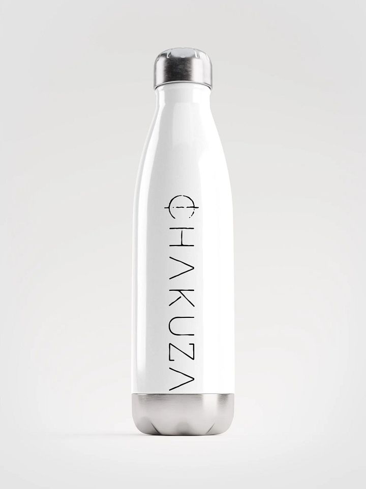 CHAKUZA - EDELSTAHL WASSERFLASCHE WEISS product image (2)