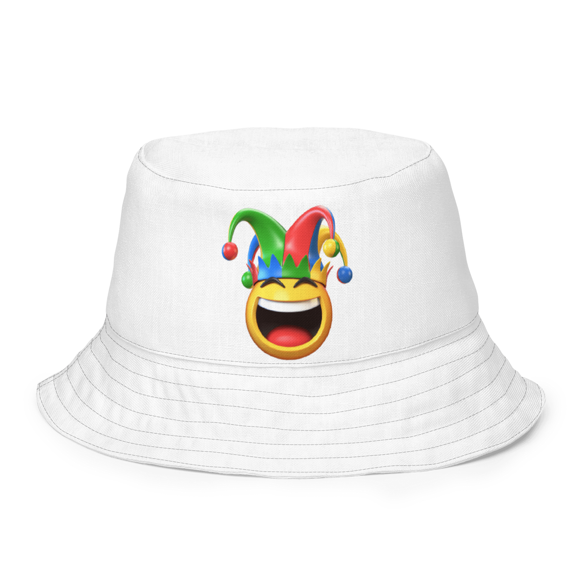 Jester Emoji Reversible Bucket Hat product image (1)