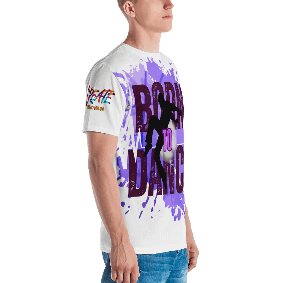 Born to Dance His Silhouette Dynamic Huge Print T-Shirt product image (5)