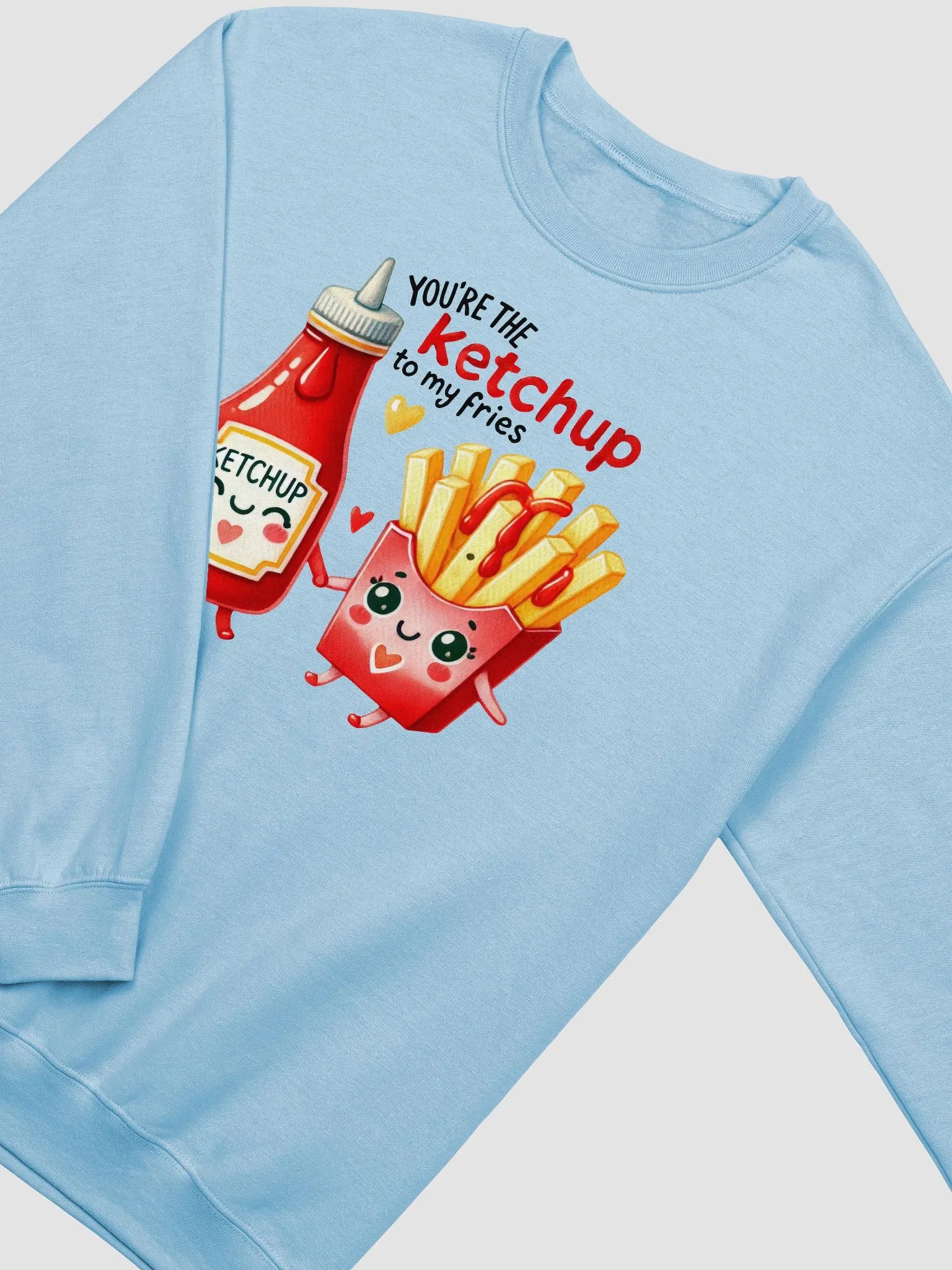 Ketchup to My Fries: A Perfect Pair Sweatshirt product image (7)