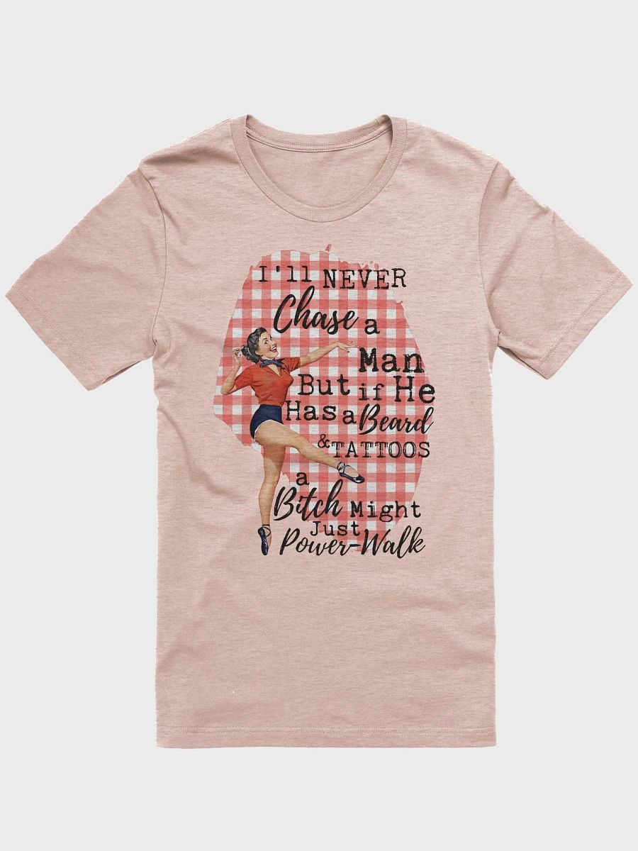 'Pin-up Girl: Beard & Tattoos' Retro Tee product image (4)