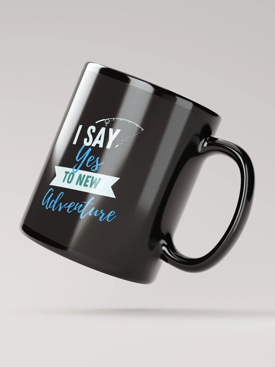 Fragmented Dreams Black Glossy Mug product image (3)