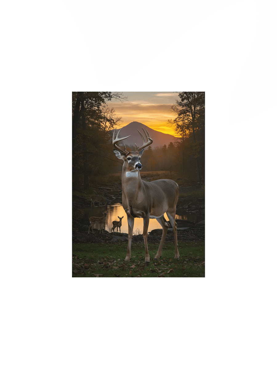 White-tailed Buck: Whispers of the Smokies Poster product image (4)