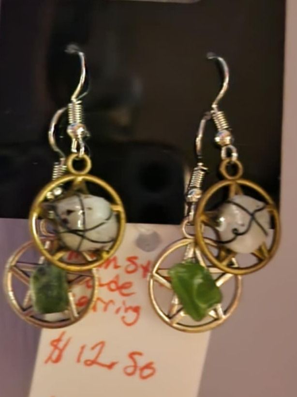 corresponding crystal earrings (not bulk buy) product image (1)