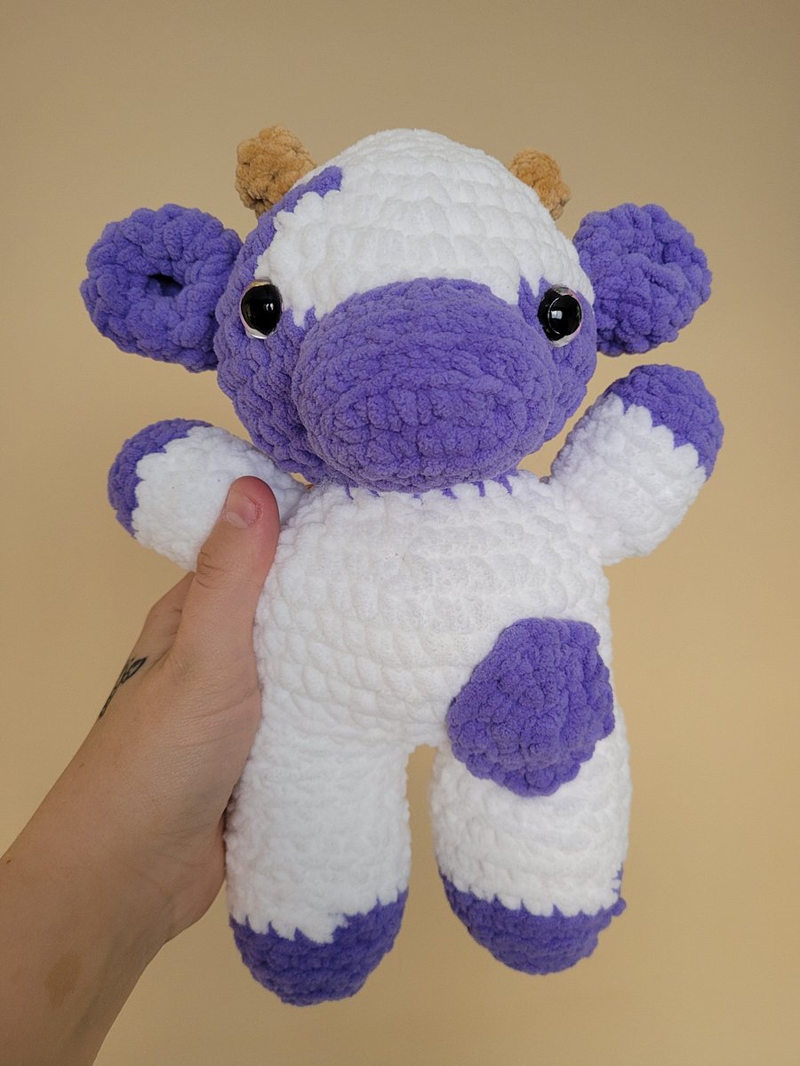 Lavender Cow Plush product image (1)