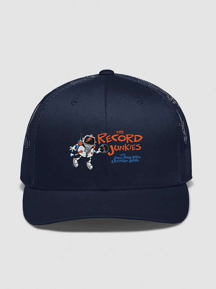 The Record Junkies I-40 Cotton Poly Trucker Hat product image (1)