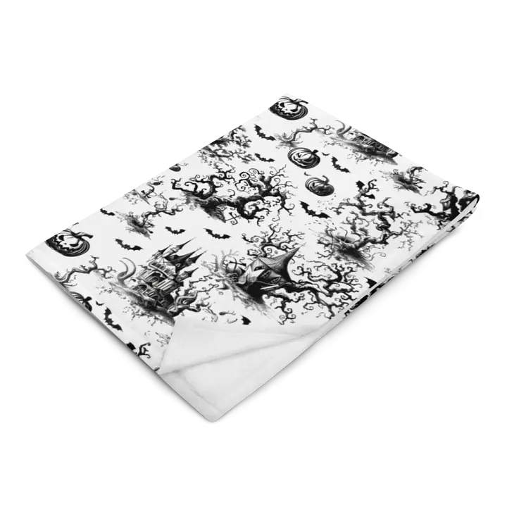 Halloween Black And White Blanket product image (2)