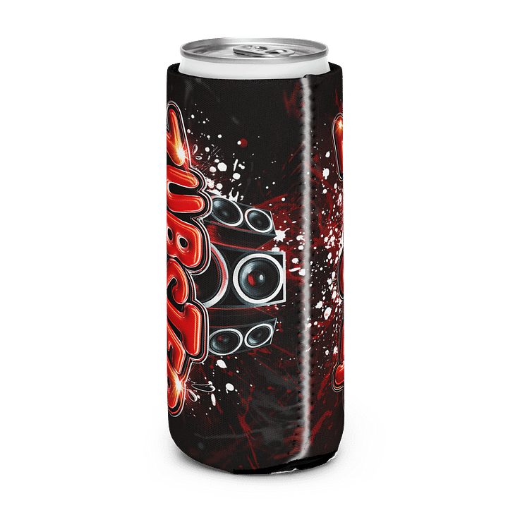 Zubstep Splatter Slim Can Koozie product image (2)