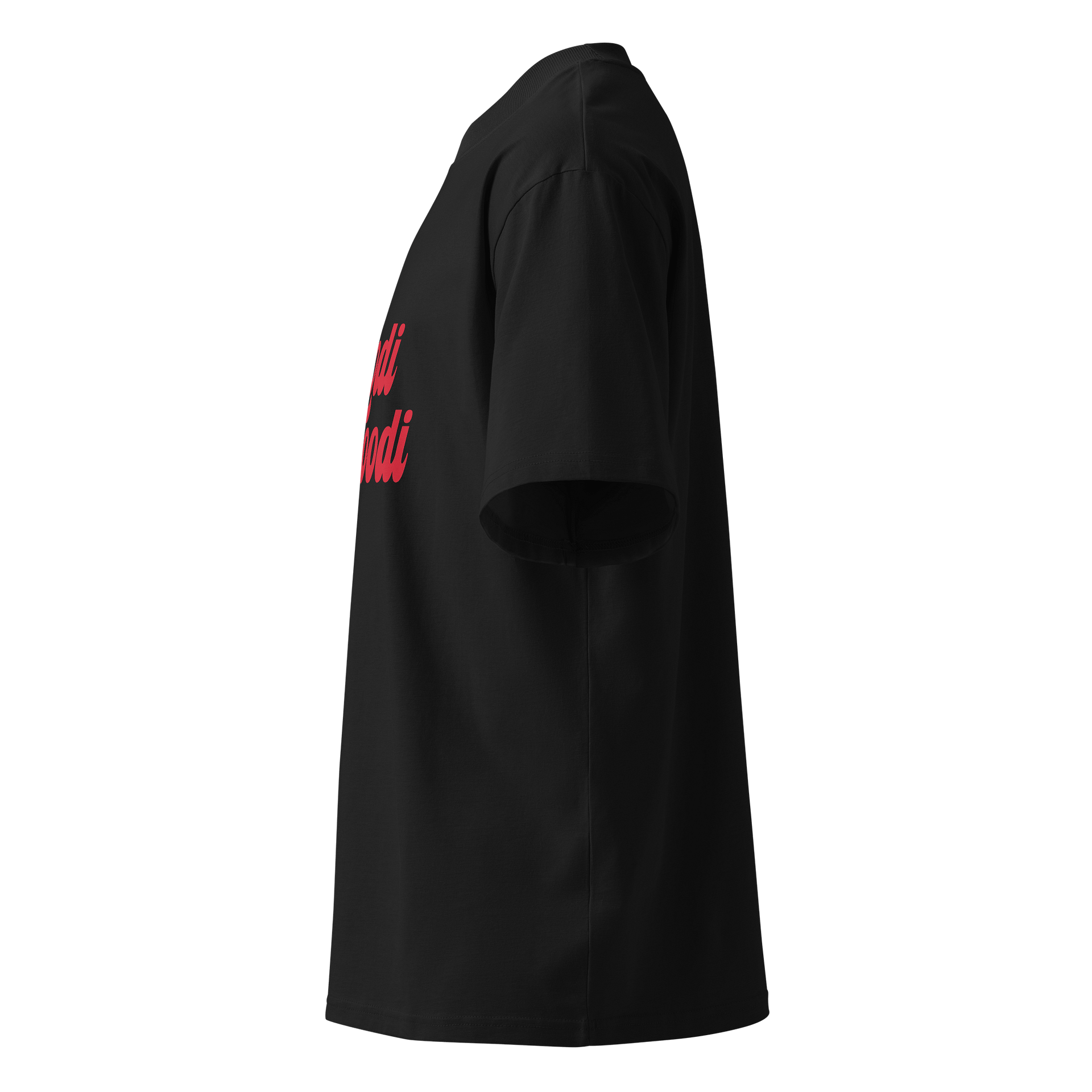Moodi Foodi Originals – Organic Oversized Tee – Natural Feel - Ketchup product image (4)